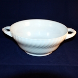 Princess white Round Serving Dish/Bowl with Handle 9 x 21 cm as good as new