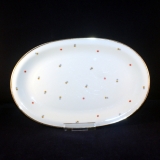 Scattered Flowers Oval Serving Platter 33 x 21 cm used
