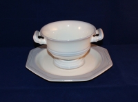 Gallo Leonardo Classic Soup Cup/Bowl with Saucer very good