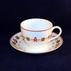 Peaceful Christmas Coffee Cup with Saucer as good as new