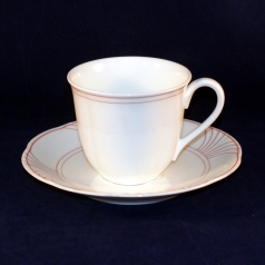 Palatino red Coffee Cup with saucer as good as new