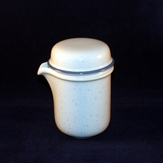 Family Blue Milk Jug with Lid as good as new