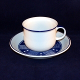 Trend Blue Inspiration Kaffeetasse mit Untertasse neuwertig