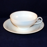 Poesie white Tea Cup with Saucer very good