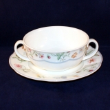 Mariposa Soup Cup/Bowl with saucer very good