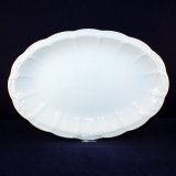 Viktoria weiss Platte oval 33 x 23 cm neuwertig