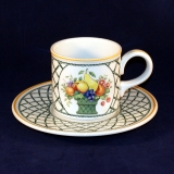 Basket Coffee Cup with Saucer very good