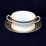 Vie Sauvage Soup Cup/Bowl with Saucer very good