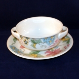 Chintz Soup Cup/Bowl with Saucer very good