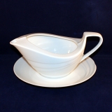 Maxims de Paris white Gravy/Sauce Boat with Underplate very good