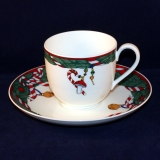 Magic Christmas Coffee Cup with Saucer as good as new