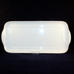 Fiori white Cake/Sandwich Plate 33 x 15,5 cm very good