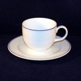 Tipo blue Espresso Cup with Saucer as good as new