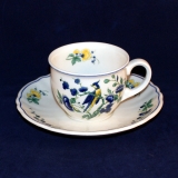 Phoenix blue Espresso Cup with Saucer very good