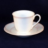 Palatino red Coffee Cup with saucer very good