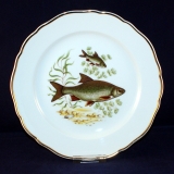 Fish Service Dinner Plate 25 cm Scene 4 very good