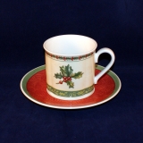 Festive Memories Kaffeetasse mit Untertasse neuwertig