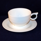 Ballerine white Cappuccino Cup with Saucer as good as new