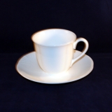 Arco white Coffee Cup with Saucer very good