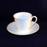 Arco weiss Kaffeetasse mit Untertasse gebraucht