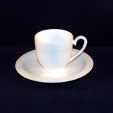 Cameo white Espresso Cup with Saucer as good as new