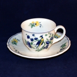 Phoenix Malva blue Espresso Cup with Saucer very good