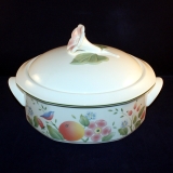 Gallo Orangerie Round Serving Dish/Bowl with Lid and Handle 9 x 20 cm as good as new