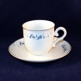 Val Bleu Coffee Cup with Saucer very good
