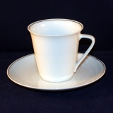 Maxims de Paris black Line Coffee Cup with Saucer very good