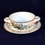 Botanica Soup Cup/Bowl with Saucer very good