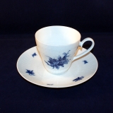 Romanze blau Kaffeetasse mit Untertasse neuwertig