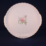 Porcelaine rose Angelique Kuchenplatte mit Griff 29,5 cm neuwertig