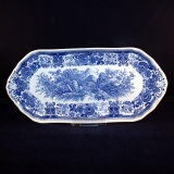 Burgenland blau Kuchen-/Sandwichplatte 34 x 16 cm neuwertig