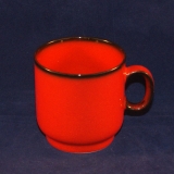 Scandic rot Kaffeetasse 7 x 6,5 cm neuwertig