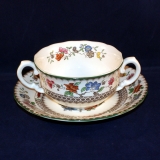 Chinese Rose Coffee Cup with Saucer as good as new