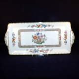 Chinese Rose Kuchen-/Sandwichplatte 34 x 15,5 cm neuwertig
