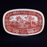 Rusticana red Angular Serving Platter 25 x 17 cm very good