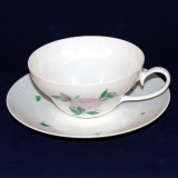 Romanze rosa Rose Teetasse mit Untertasse sehr gut