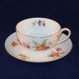 Balmoral German Flower Tea Cup with Saucer very good