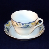 Maria Theresia Papillon Kaffeetasse mit Untertasse mit Spiegel sehr gut