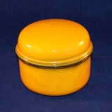 Scandic gelb Zuckerdose mit Deckel neuwertig