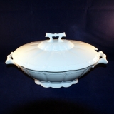 Viktoria white Serving Dish/Bowl with Lid and Handle 26 x 21 x 9,5 cm as good as new