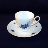 Romanze blau Kaffeetasse mit Untertasse sehr gut