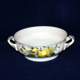 Jamaica Round Serving Dish/Bowl with Handle and without Lid 8,5 x 20 cm as good as new
