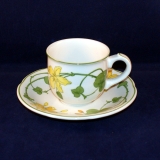 Geranium Coffee Cup with Saucer used