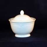 Fiori white Sugar Bowl with Lid as good as new