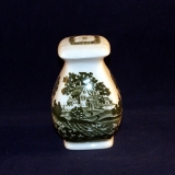 Rusticana green Salt Pot/Salt Shaker very good