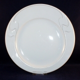 Assimetria white gold Dinner Plate 26,5 cm used