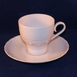 Porcelaine rose Drache Modell Kaffeetasse mit Untertasse neuwertig