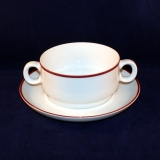 Scandic Rubin Soup Cup/Bowl with Saucer very good